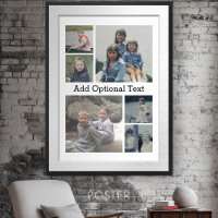 6 Foto Collage optionele tekst — KAN Kleur bewerke