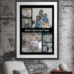 6 Foto Collage optionele tekst — KAN Kleur bewerke Poster<br><div class="desc">Voeg je favoriete foto's toe aan deze leuke sjabloon. U kunt vierkante foto's of om het even welke foto's voor dit net gebruiken.</div>