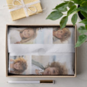 6 Foto Collage optionele tekst — KAN Kleur bewerke Tissuepapier (Geschenk)