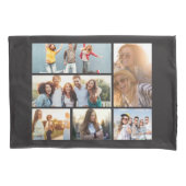 6 Foto Collage Sjabloon personaliseren Kussensloop (Voorkant)