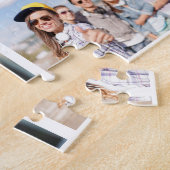 6 Foto Collage Sjabloon personaliseren Legpuzzel (Zijkant)