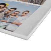 6 Foto Collage Sjabloon personaliseren Snijplank (Hoek)