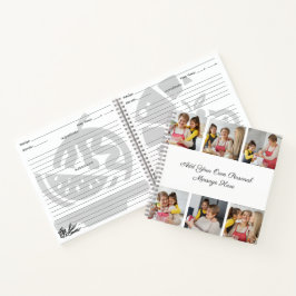 6 Foto collage toevoegen Een groet bewerken Kleur  Notitieboek