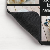 6 Foto collage - u kunt achtergrondkleur wijzigen Muismat (Hoek)