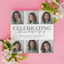 6 Foto Collage Viering van het Leven Funeral