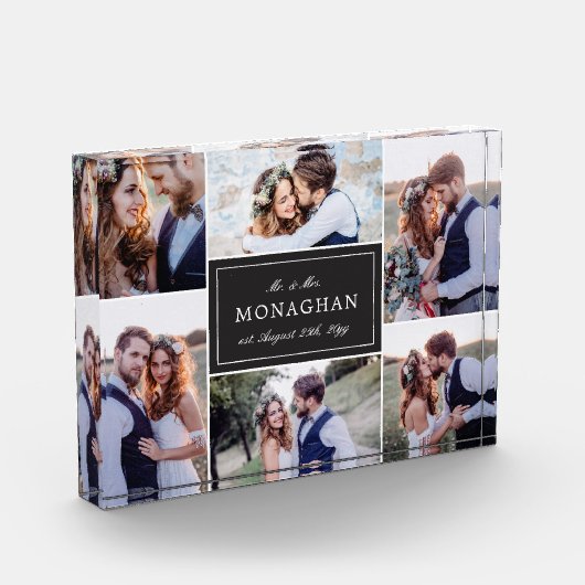 6 Foto Collage | Zwart (Links)