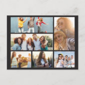 6 foto-collagesjabloon Personaliseer Feestdagenkaart (Voorkant)