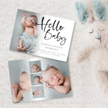 6 Foto Girl Boy Script Hallo Baby Birth