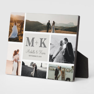 6 Foto Huwelijkscollage Nieuwgehuwden Aandenken Fotoplaat