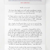 6 Foto jaar in Uitzicht feestelijke nieuwsbrief vi Drieluik Wenskaart (Binnenkant midden)