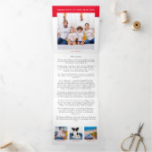 6 Foto jaar in Uitzicht feestelijke nieuwsbrief vi Drieluik Wenskaart (Binnen)