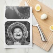 6 Foto keukendoek Sjabloon Rond Lijst Theedoek (Quarter Fold)