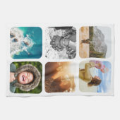 6 Foto keukendoek Sjabloon Rond Lijst Theedoek (Horizontaal)