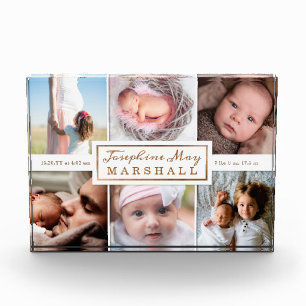 6 Foto Lijst Collage Pasgeboren Baby