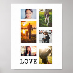 6 Foto Lijst Collage Poster