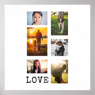 6 Foto Lijst Collage Poster
