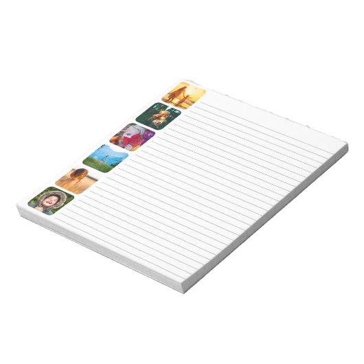 6 Foto Notitieblok Sjabloon Lijnbaar Notitieblok (Linkerzijde)