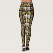 6 Foto Sjabloon Aangepaste Gepersonaliseerde Colla Leggings (Achterkant)