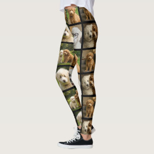 6 Foto Sjabloon Aangepaste Gepersonaliseerde Colla Leggings