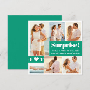 6 Foto Smaragdgroene Verlovingsaankondiging