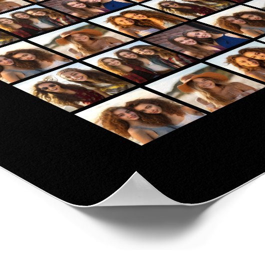 6 foto verspreid over patroon poster (Hoek)