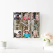 6 Foto-verzamelbakken Vierkante Klok (Huis)