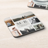 6 Foto Weddenschap Passen getrouwd Keepslag Bier Onderzetter (Linkerzijde)