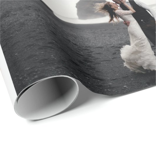 6 Foto Weddenschap Passen getrouwd Keepslag Cadeaupapier (Rol Hoek)