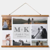 6 Foto Weddenschap Passen getrouwd Keepslag Hangend Wandkleed (Voorkant)