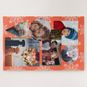 6 Foto Winter Family Collage Legpuzzel (Horizontaal)