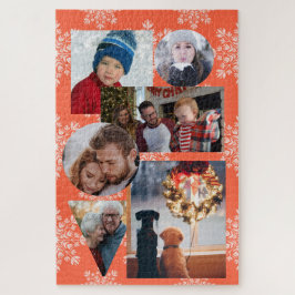 6 Foto Winter Family Collage Legpuzzel