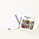 6 Fotocollage en gelukkige vaderdag Notitieboek (Binnen)