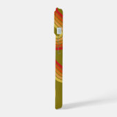 6 Fotocollage Funky Line Art - Zonsondergang kleur iPhone 15 Case (Linkerkant)