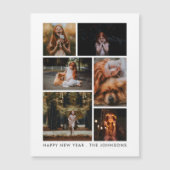 6 Fotocollage Gepersonaliseerde Nieuwjaarsvakantie (Voorkant)