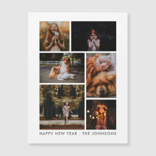 6 Fotocollage Gepersonaliseerde Nieuwjaarsvakantie