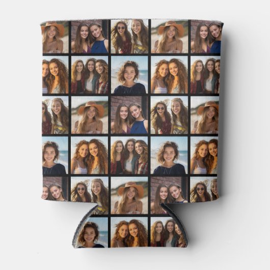 6 Fotocollage - patroon overal Blikjeskoeler (Voorkant)