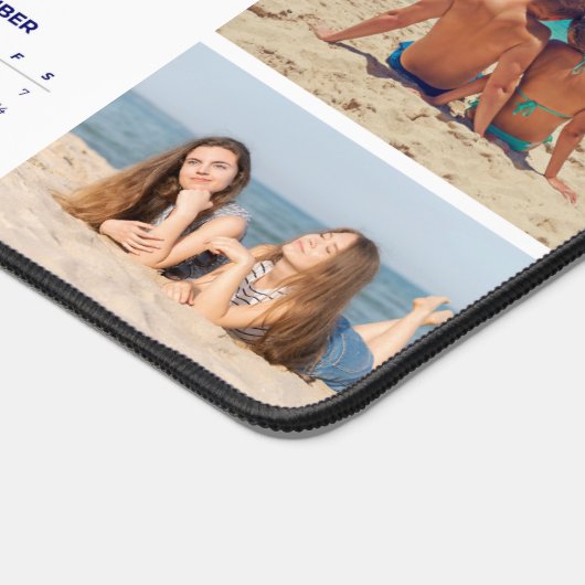 6 Fotocollage US 2024 Jaar in een oogopslag Kalend Bureaumat (Hoek)