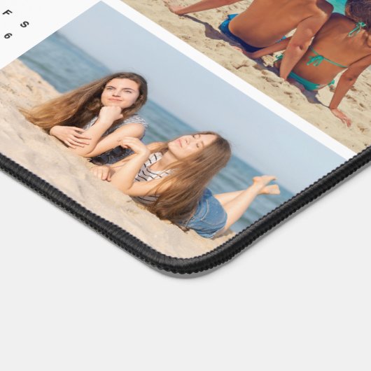 6 Fotocollage US 2025 Jaar in een oogopslag Kalend Bureaumat (Hoek)