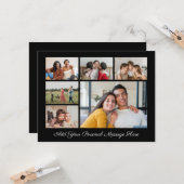 6 Fotocollage Voeg uw eigen Kaart met een groet to (Voorkant / Achterkant in situ)