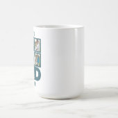 6 Fotocollage voor Vaderdag of Verjaardag Koffiemok (Center)