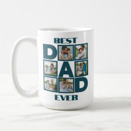 6 Fotocollage voor Vaderdag of Verjaardag Koffiemok