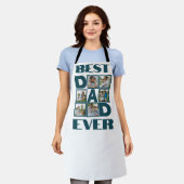 6 Fotocollage voor Vaderdag of Verjaardag Schort (Gedragen)