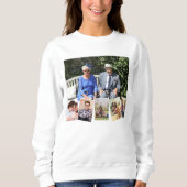 6 Fotofamilie Collage Custom Trui (Voorkant)