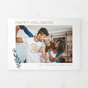 6 Fotojaar in Review Kerstmis Nieuwsbrief Tri-Fo Drieluik Wenskaart