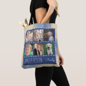 6 fotolijsten familie collage gepersonaliseerd tote bag (Dichtbij)