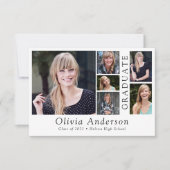 6 Fotominimalistische Afstuderen aankondiging (Voorkant)