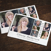 6 Fotominimalistische Afstuderen aankondiging