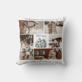 6 Foto's Eerste Kerstmis Samen Kussen (Voorkant)