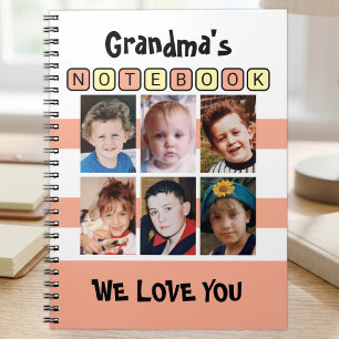 6 foto's lief oma perzik notitieboek