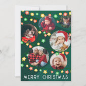     6 Foto's om Kerstlichtjes te personaliseren Feestdagenkaart (Voorkant)